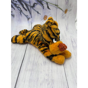 Vintage Gund Winnie the Pooh Tigger Plush Toy Orange Black